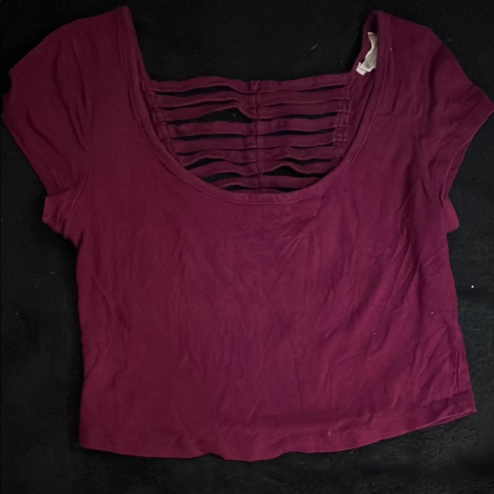 Stylish Purple Crop Top
